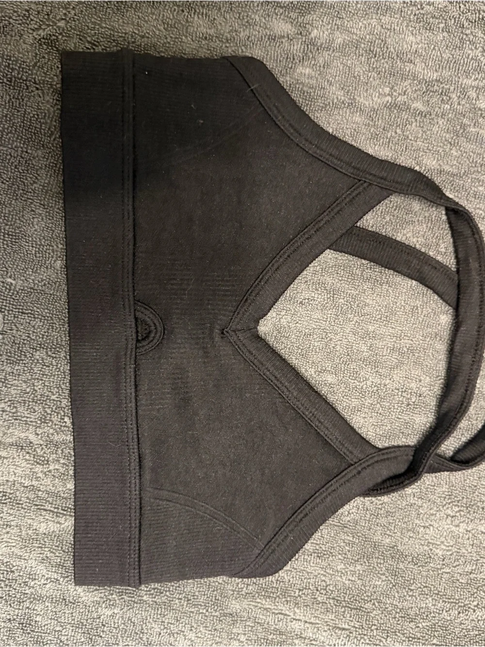 Alala Black Seamless Sports Bra